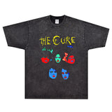 Rock Star T Shirt the Cure in between Days T-shirt Rock Band Loose Vintage Short Sleeve