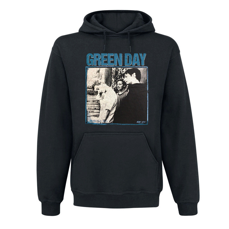 Green Day Hoodie Rock Loose