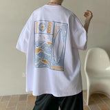 Men's and Women's  Oversized Cotton T-Shirt Hip Hop Street T-Shirt