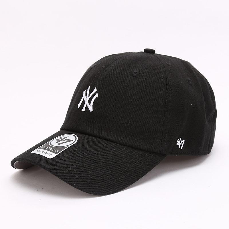 Dodgers and Yankees Baseball Cap 47brand Baseball Cap Female Spring/Summer Sun-Proof Black Cap