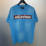 Hellstar T Shirt Vintage Old Printed Loose Casual Short Sleeve T-Shirt