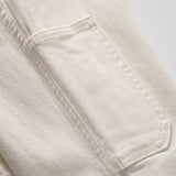 Men Jeans Multi-Pocket Button Versatile