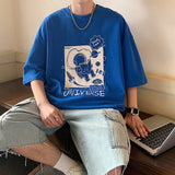 Men T Shirt Summer Pure Cotton Loose