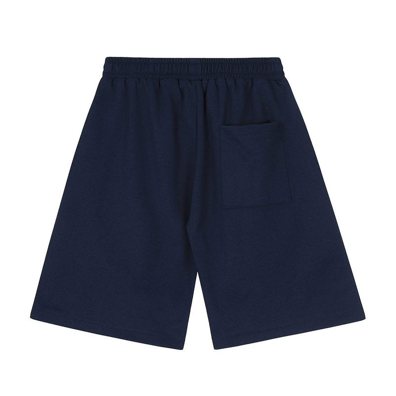 Men Shorts Embroidery Stitching Sports Shorts Loose Casual
