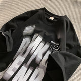 Men T Shirt Summer Retro Easy Matching Loose