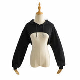 Women Hoodie Short All-Match Hoodies Hot Girls