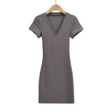 Women Dresses Elastic Slim Fit Slimming Dress