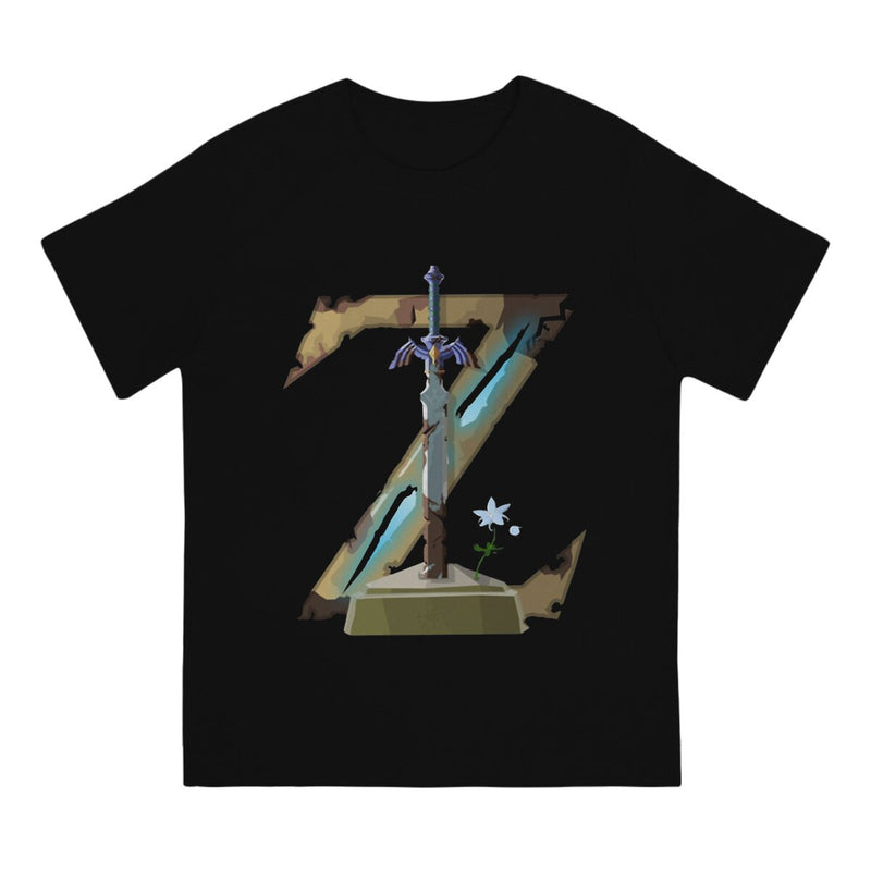 Zeldas Logo Men's T Shirts Tears Of The Kingdoms Creative Tee