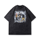 Men T-Shirt Vintage Anime