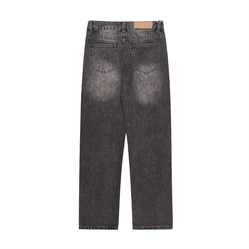 Men Jeans Old Loose Casual Retro
