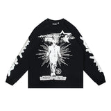 Hellstar long-sleeve T-shirt autumn, loose long-sleeve T-shirt