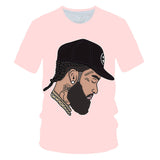 Nipsey Hussle T Shirts Rap Singer 3D Printing