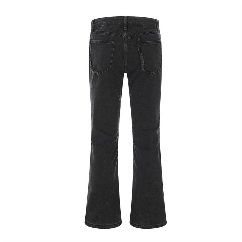 Men Jeans Patchwork Jeans Loose