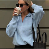 Women Work Business Casual Sweats Knitted Sweater