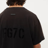 Fog Fear of God Essentials T Shirt Flocking Lettered Casual Short Sleeve T-shirt for Men