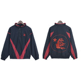 Hellstar Jackets & Sweatpants Flight Jacket Windbreaker Jacket Zip Sports Casual Trousers