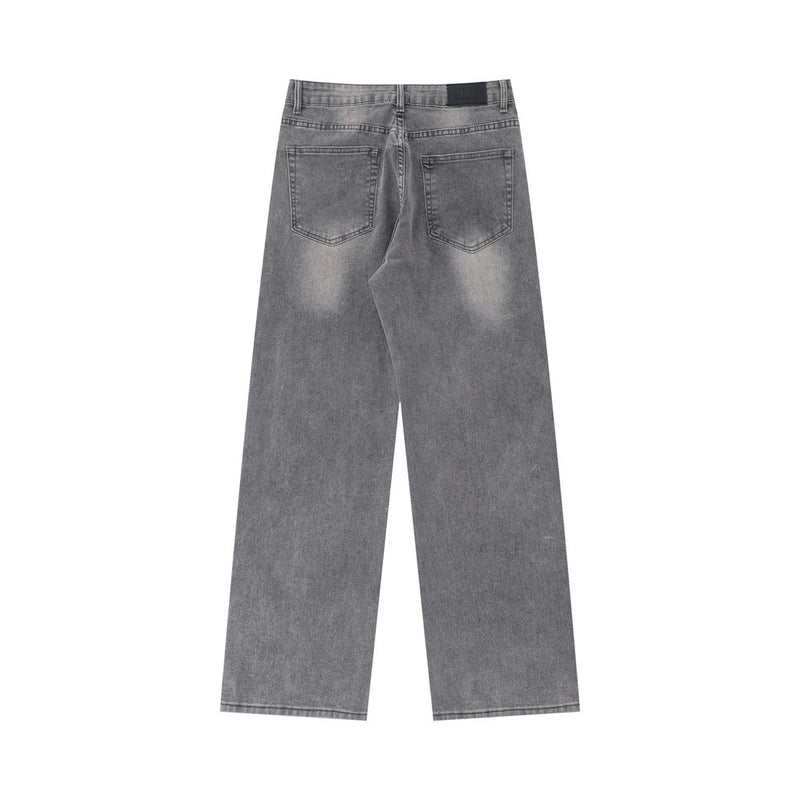 Men Jeans Loose Old All-Matching