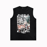 Purple Brand Tank T Shirts Sleeveless T-shirt Vest