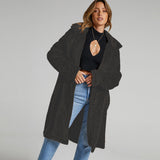 Women Fur Jacket Fashion Lamb Wool Coat