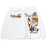 Unisex Long Sleeve Shirt Cartoon Print Hooded Sweater