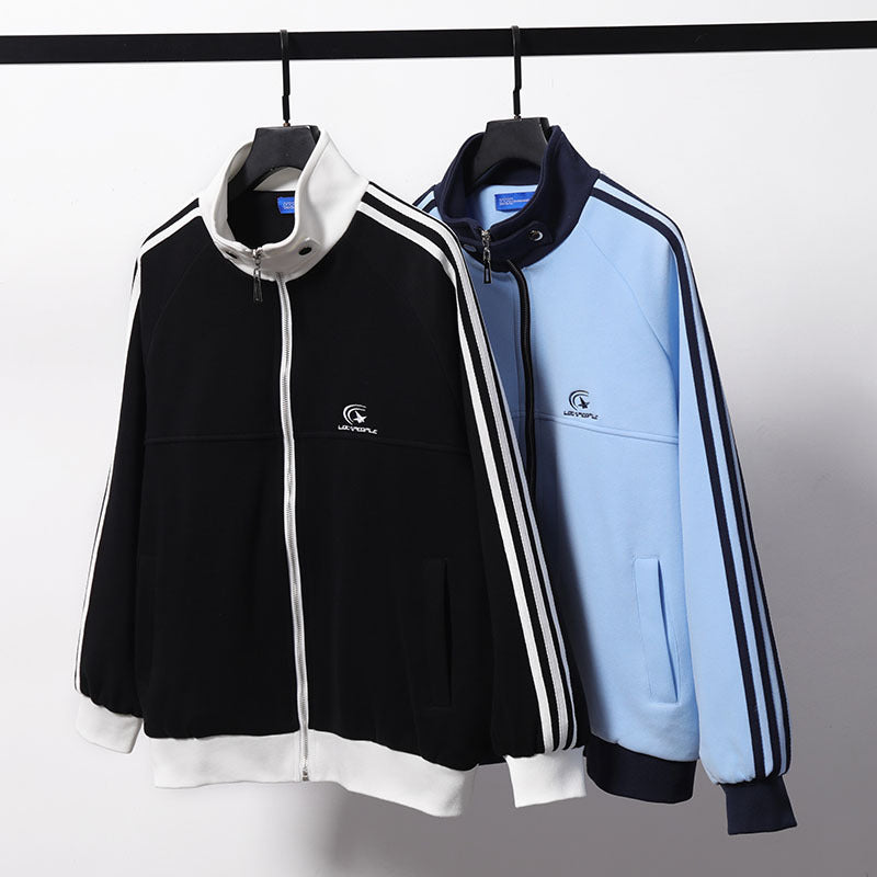 Women Jackets College Style Casual Sports Jacket Vintage