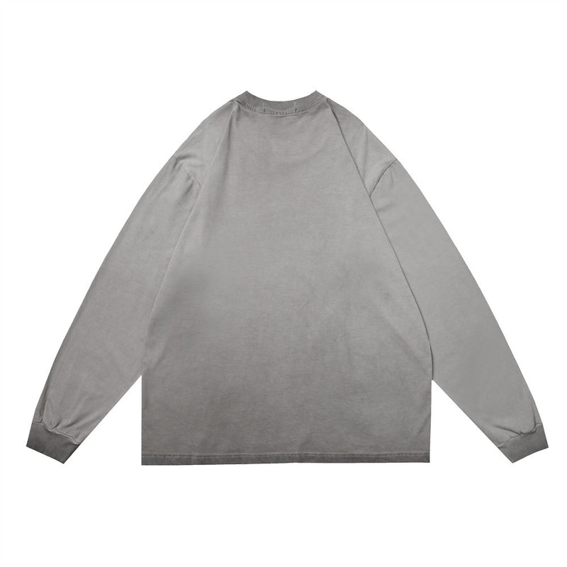 Men Long Sleeve T-Shirt Funny Creative Cartoon Print Loose