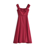 Women Dresses French Retro Gentle Style