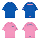 CHH Chrome Heart T Shirts Sanskrit cross print embroidery casual loose