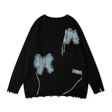 Women Sweater Vintage Butterfly Brocade Sweater