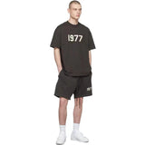 Fear of God Essentials 1977 Shorts Flocked Printed Drawstring Shorts