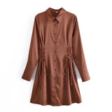 Women Dresses Fashionable Elegant Shirt Dress