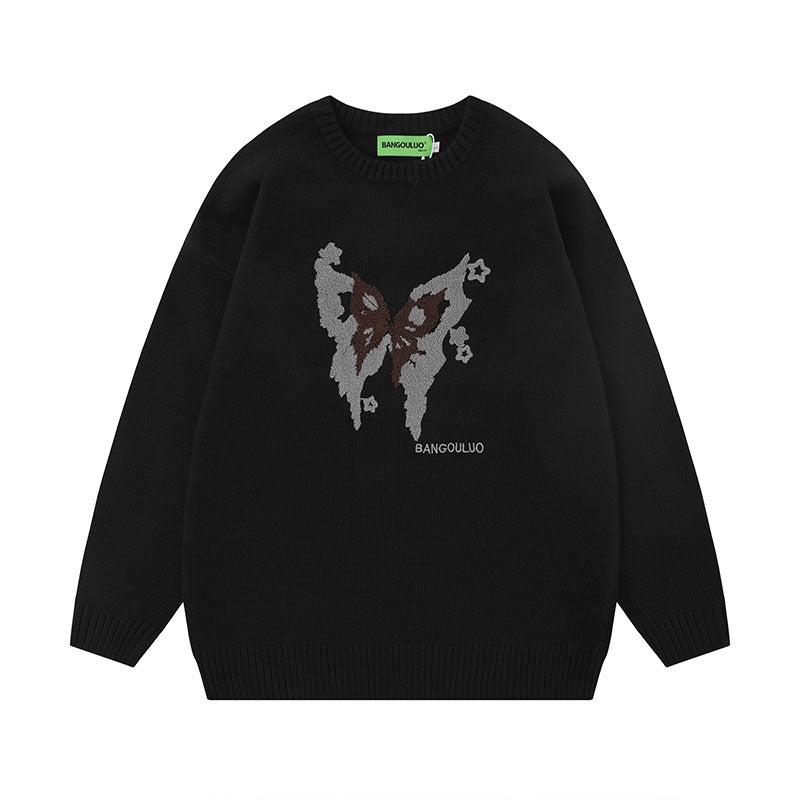 Women Sweater Couple Sweater Knitted Top for Men and Women