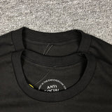 Anti Social Club T Shirt Printed Short Sleeve Couple T-shirt