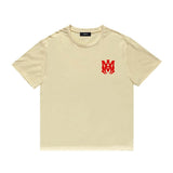 Amiri T Shirt Letter Print Casual round Neck Short Sleeve T-shirt