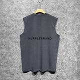 Purple Brand Tank T Shirts Sleeveless T-shirt Vest