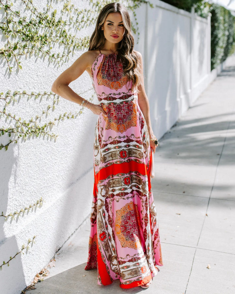 Women Dress Vintage Beach Dress