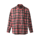 Unisex Shirts Our Legacy Rose Checked Casual Loose Shirt