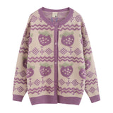 Women Sweater Knitted Coat Cardigan Sweater for Men and Women