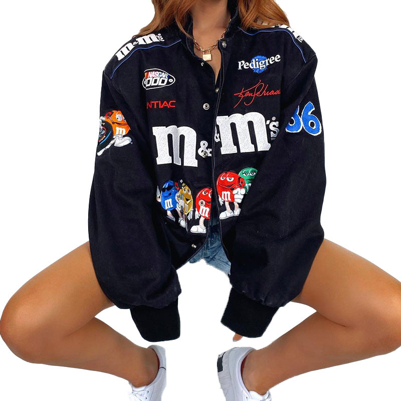 Women Jacket Sports Casual Loose