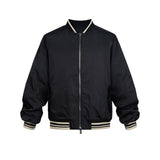 MIJKO Mens Jacket Zip Embellished Mainstream Fashion Cotton Jacket