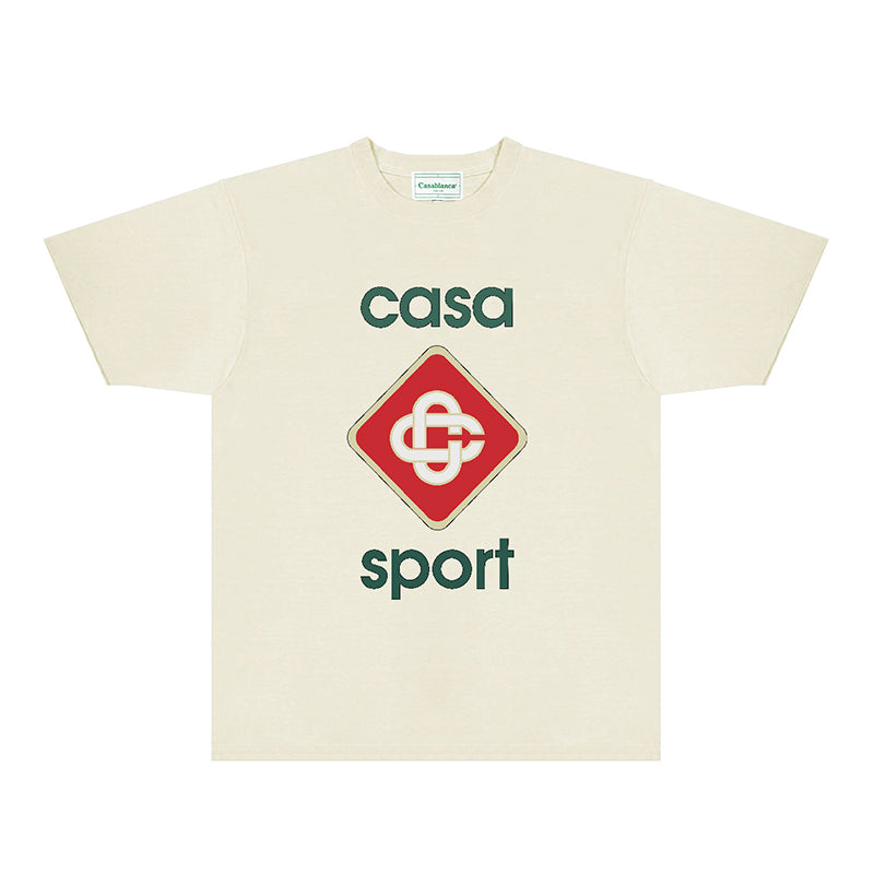 Casablanca T Shirts Fashion Print Street