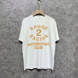 Rhude T Shirts Printed Trendy Pure Cotton