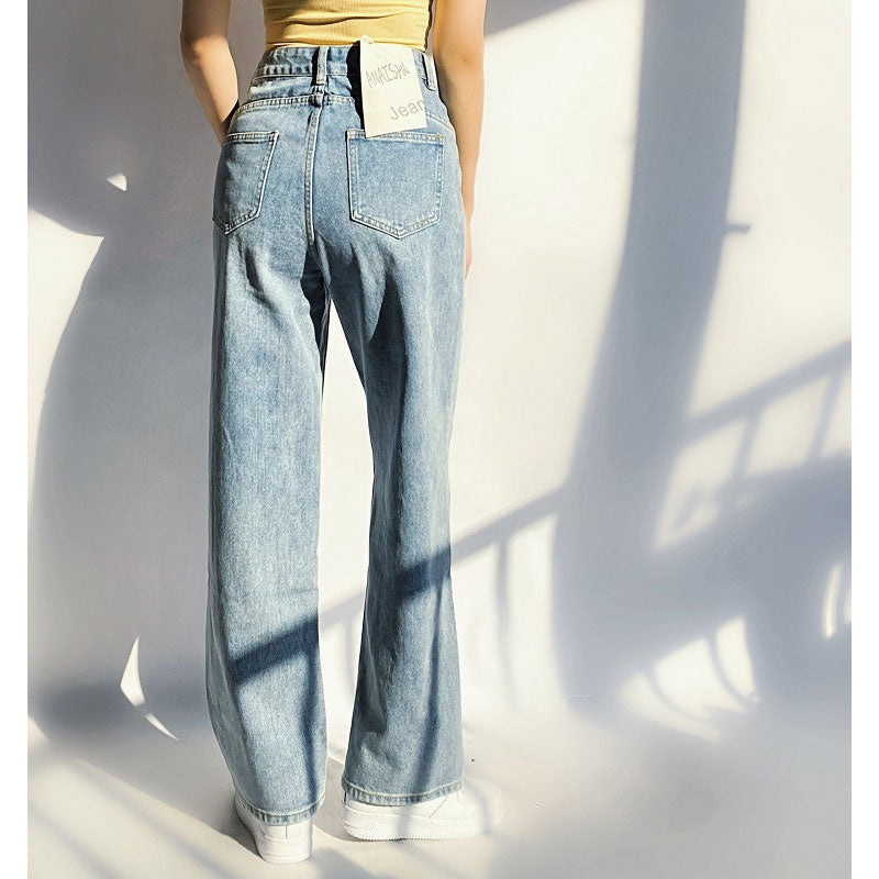 Women Jeans Retro Loose and Simple