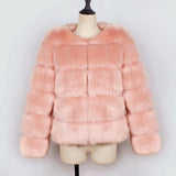Women Fur Jacket Fashion Plush Coat