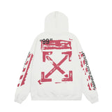 OFF WHITE Hoodie Trendy Street Style Personalized Cotton