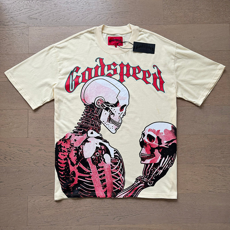 Godspeed T-Shirt Retro Fantasy Pattern