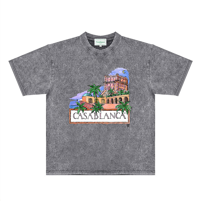 Casablanca Distressed T-Shirt