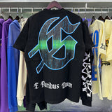 Godspeed T Shirts Play Card Magician Printing Cotton Casual Crew Neck Short Sleeve Men and Women