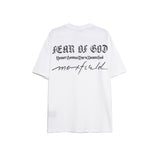 Fog Essentials T Shirts Spring/Summer FOG Season 7 Letter Pattern Crew Neck Short Sleeves