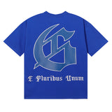 Godspeed T Shirts Urban Skateboard Skull Junior Print Cotton Casual Short Sleeve Men and Women